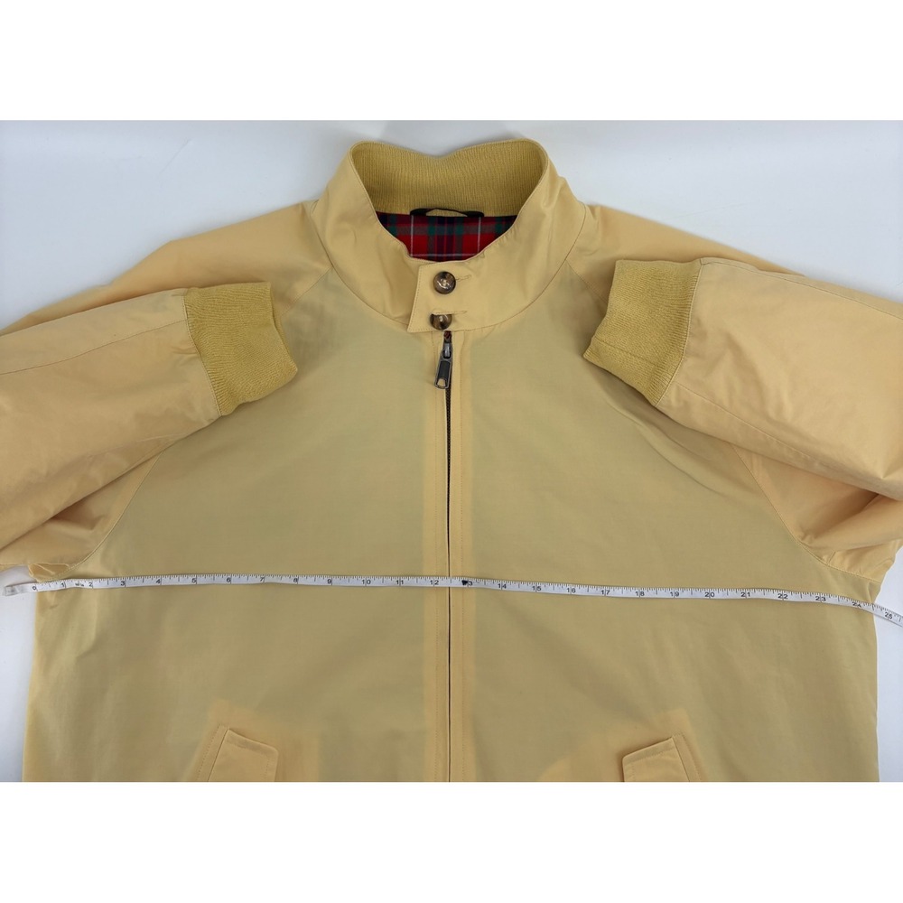 Baracuta G9 Harrington Jacket 46 Yellow Made England Fraser Tartan Preppy - Picture 12 of 15